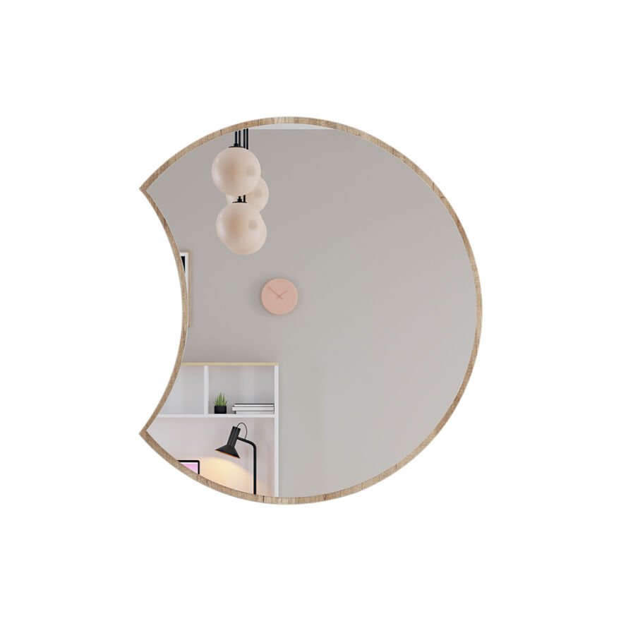 Sephia Yemek Odası Aynası Hilal - Tori 67x72x2 cm